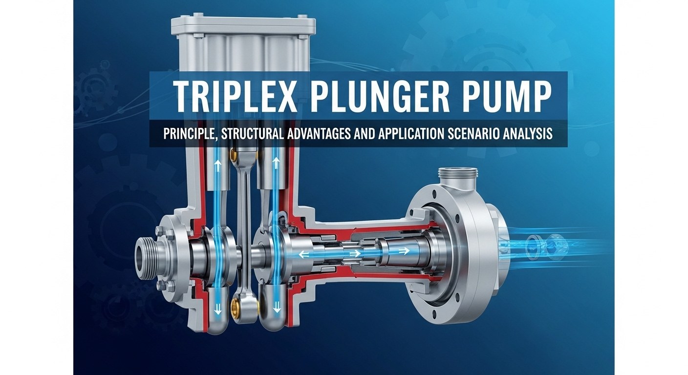 Triplex Plunger Pump: နိယာမ, ဖွဲ့စည်းတည်ဆောက်ပုံဆိုင်ရာထောက်ခမ်းမှုများနှင့် application ခွဲခြမ်းစိတ်ဖြာခြင်း