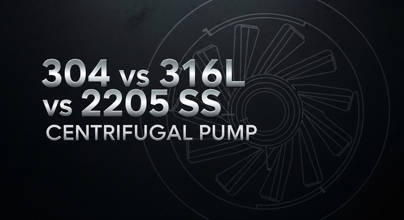 304 vs 3205 Ss Centrifugal စုပ်စက်
