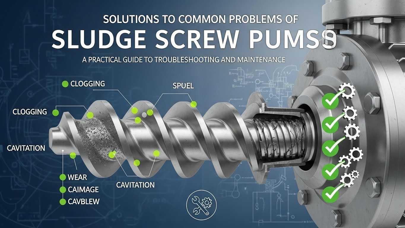 Sludge Screw Pumps များ၏ အဖြစ်များသော ပြဿနာများအတွက် ဖြေရှင်းချက်