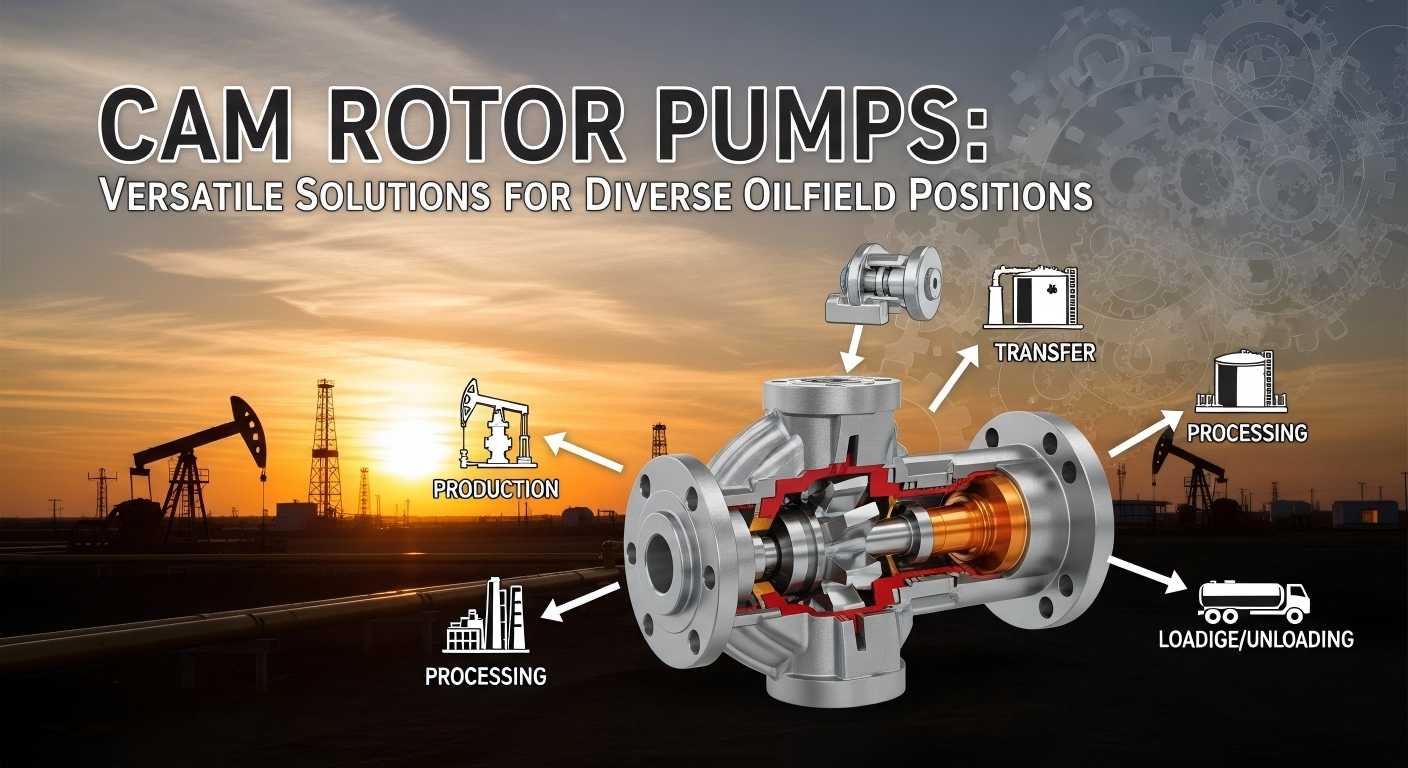 ရေနံတွင်းရှိ မည်သည့်ရာထူးများသည် Cam Rotor Pumps များကို သုံးနိုင်သနည်း။
