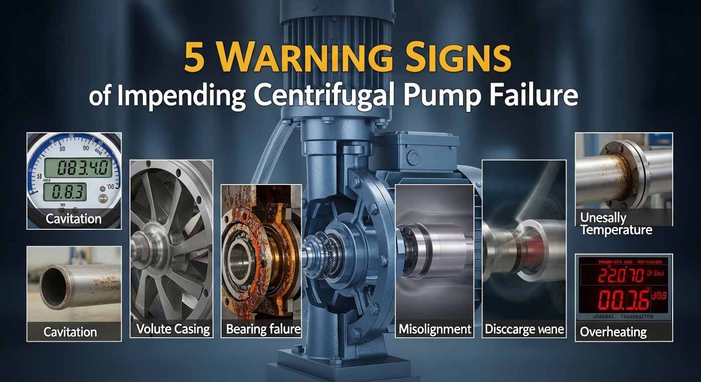 5 Centrifugal Pump Failure ၏ သတိပေးချက် လက္ခဏာများ