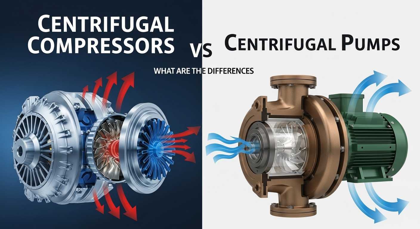 Centrifugal Compressors နှင့် Centrifugal Pumps- ကွာခြားချက်များကား အဘယ်နည်း။