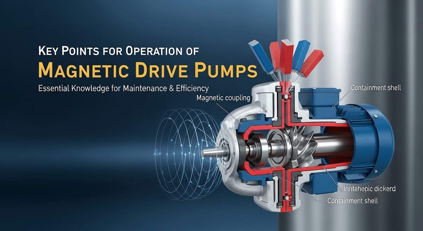 Magnetic Drive Pumps များလည်ပတ်မှုအတွက် အဓိကအချက်များ