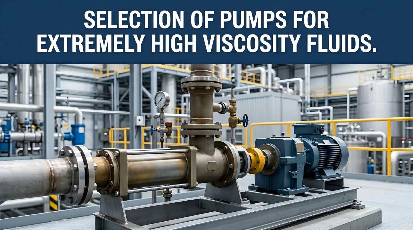 အလွန် Viscosity မြင့်မားသော အရည်များအတွက် Pumps ရွေးချယ်ခြင်း။