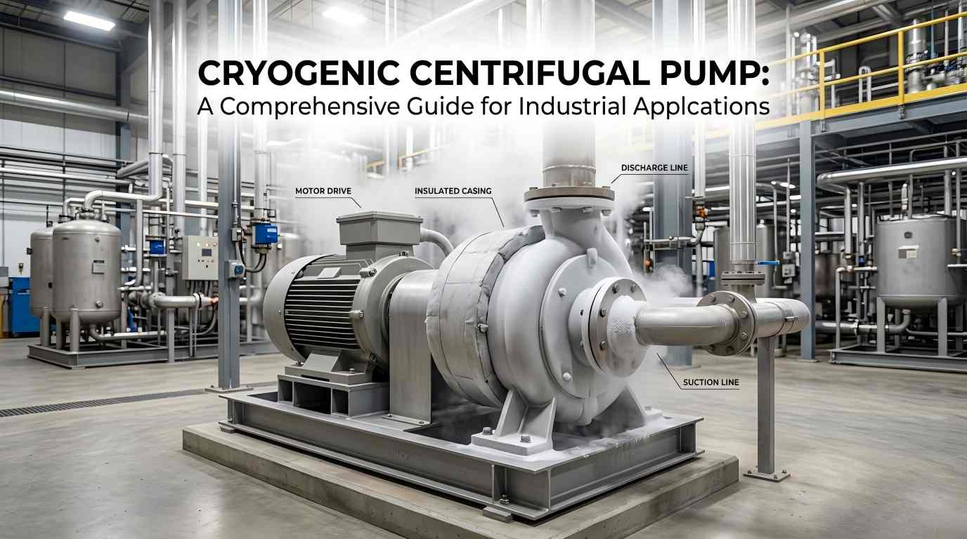 Cryogenic Centrifugal Pump- စက်မှုလုပ်ငန်းသုံးများအတွက် ပြည့်စုံသောလမ်းညွှန်