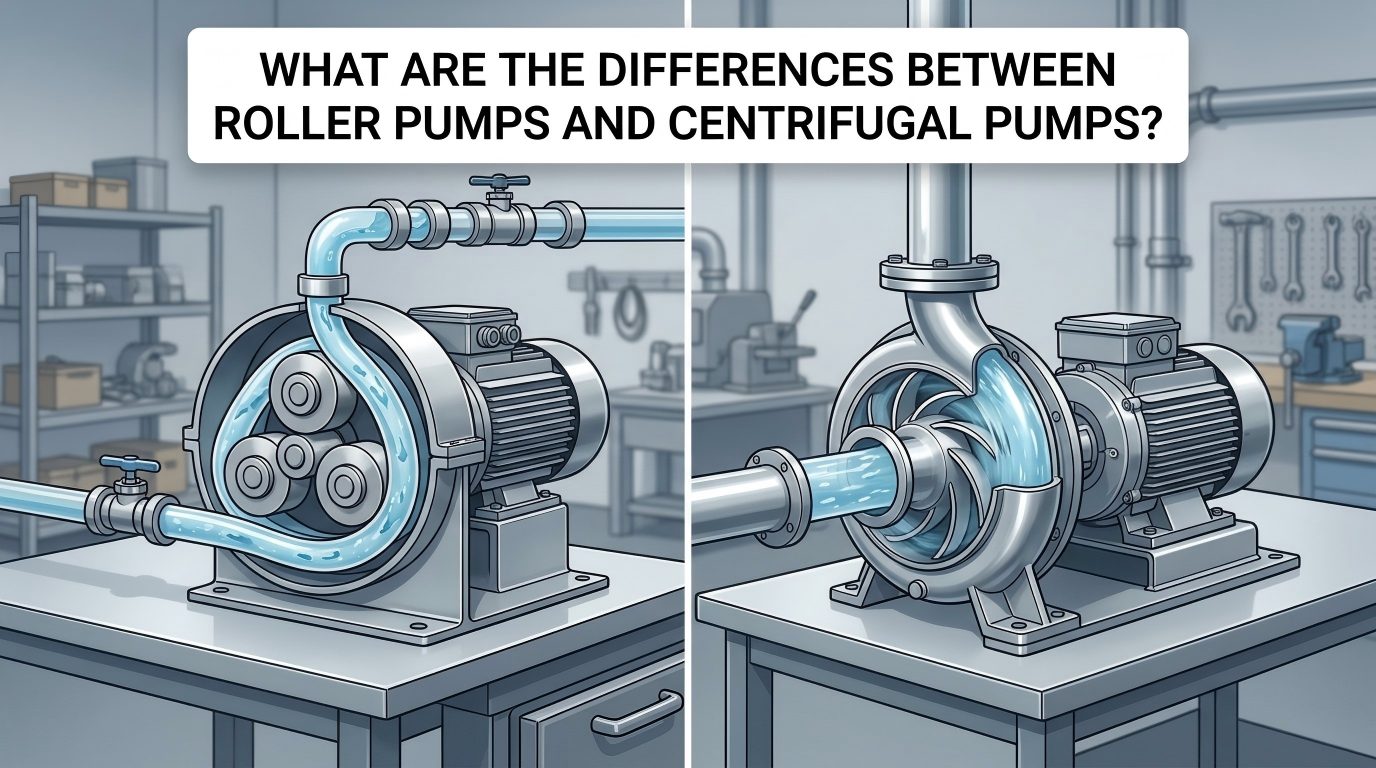Roller Pumps နှင့် Centrifugal Pumps အကြား ကွာခြားချက်များကား အဘယ်နည်း။