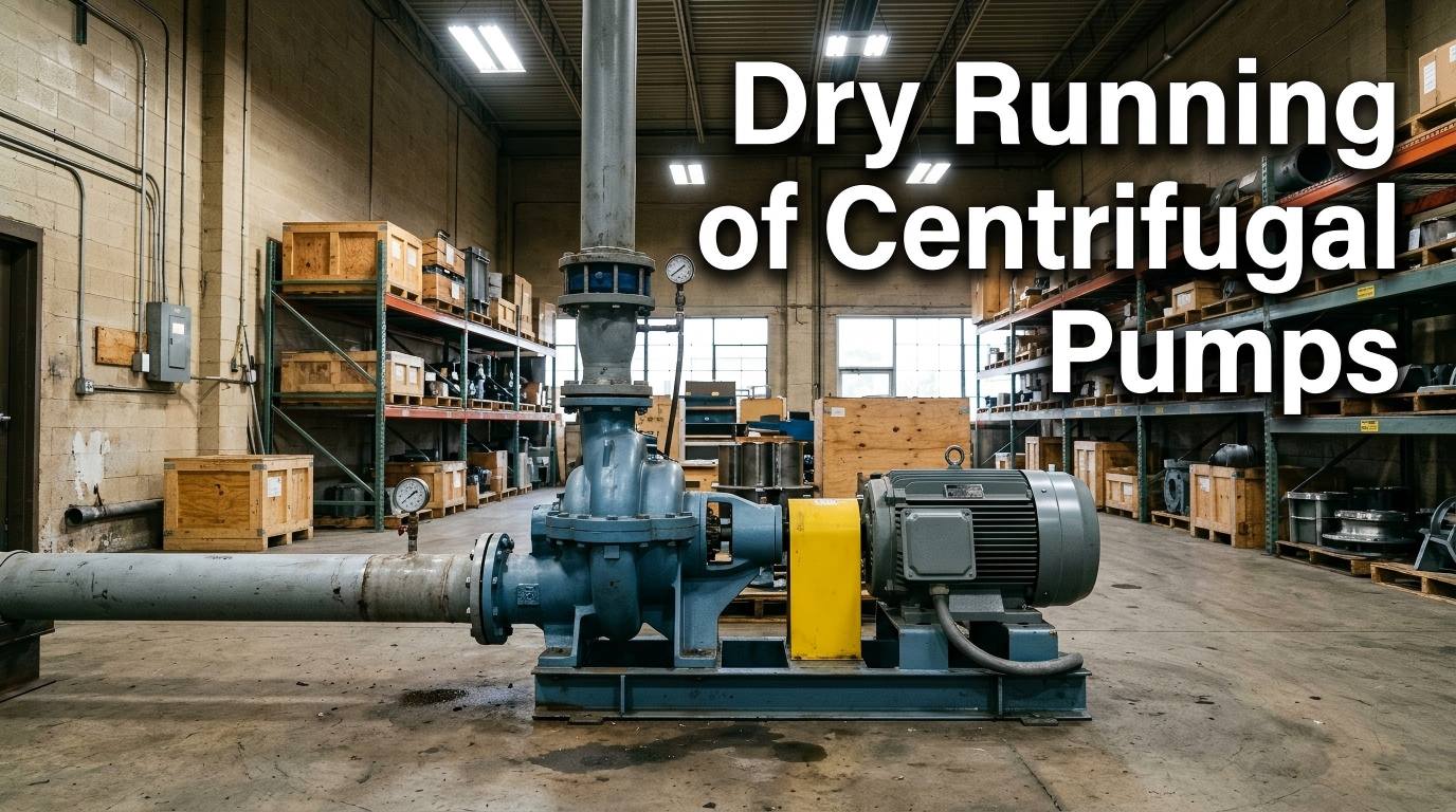 Centrifugal Pumps များ ခြောက်သွေ့ခြင်းဆိုသည်မှာ အဘယ်နည်း။