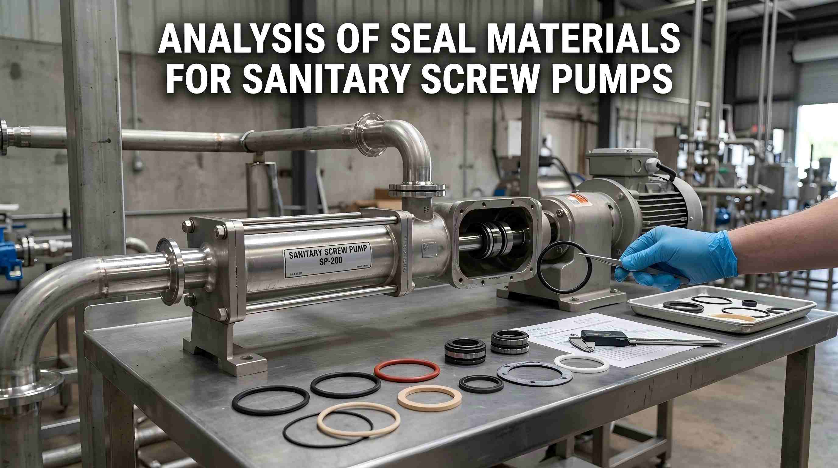 Sanitary Screw Pumps များအတွက် Seal Materials များကို လေ့လာခြင်း။