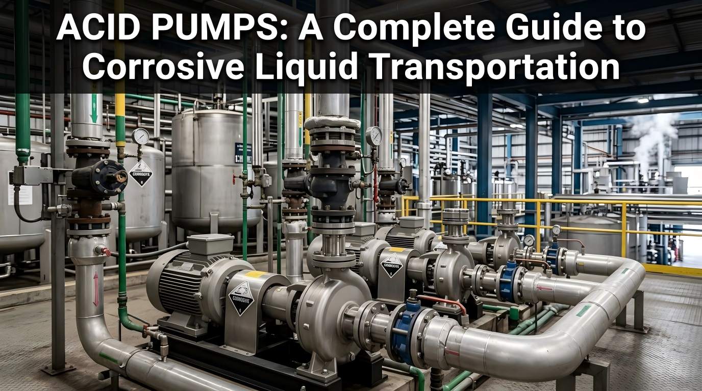 Acid Pumps- သံချေးတက်နေသော အရည်များ သယ်ယူပို့ဆောင်ခြင်းအတွက် လမ်းညွှန်ချက်အပြည့်အစုံ
