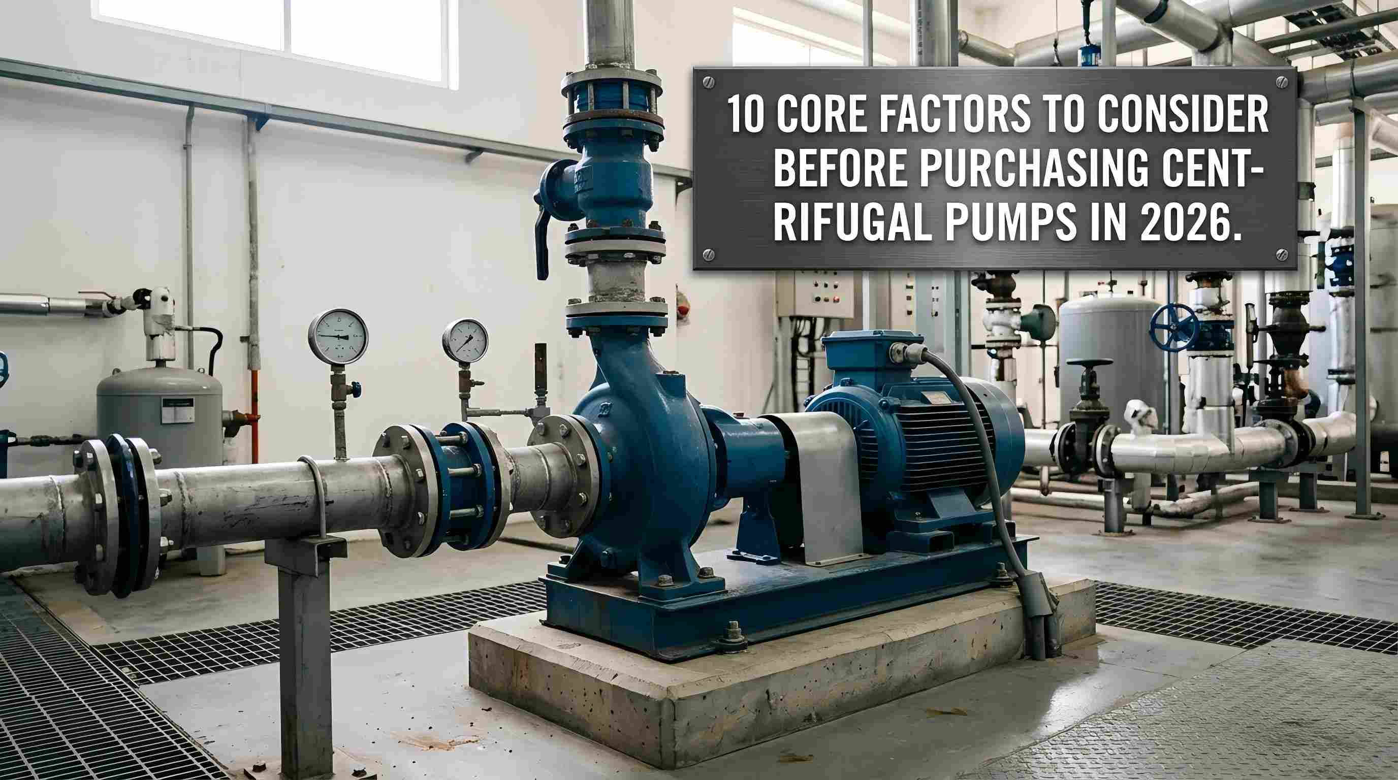 2026 ခုနှစ်တွင် Centrifugal Pumps မဝယ်ယူမီ ထည့်သွင်းစဉ်းစားရမည့် အချက် 10 ချက်