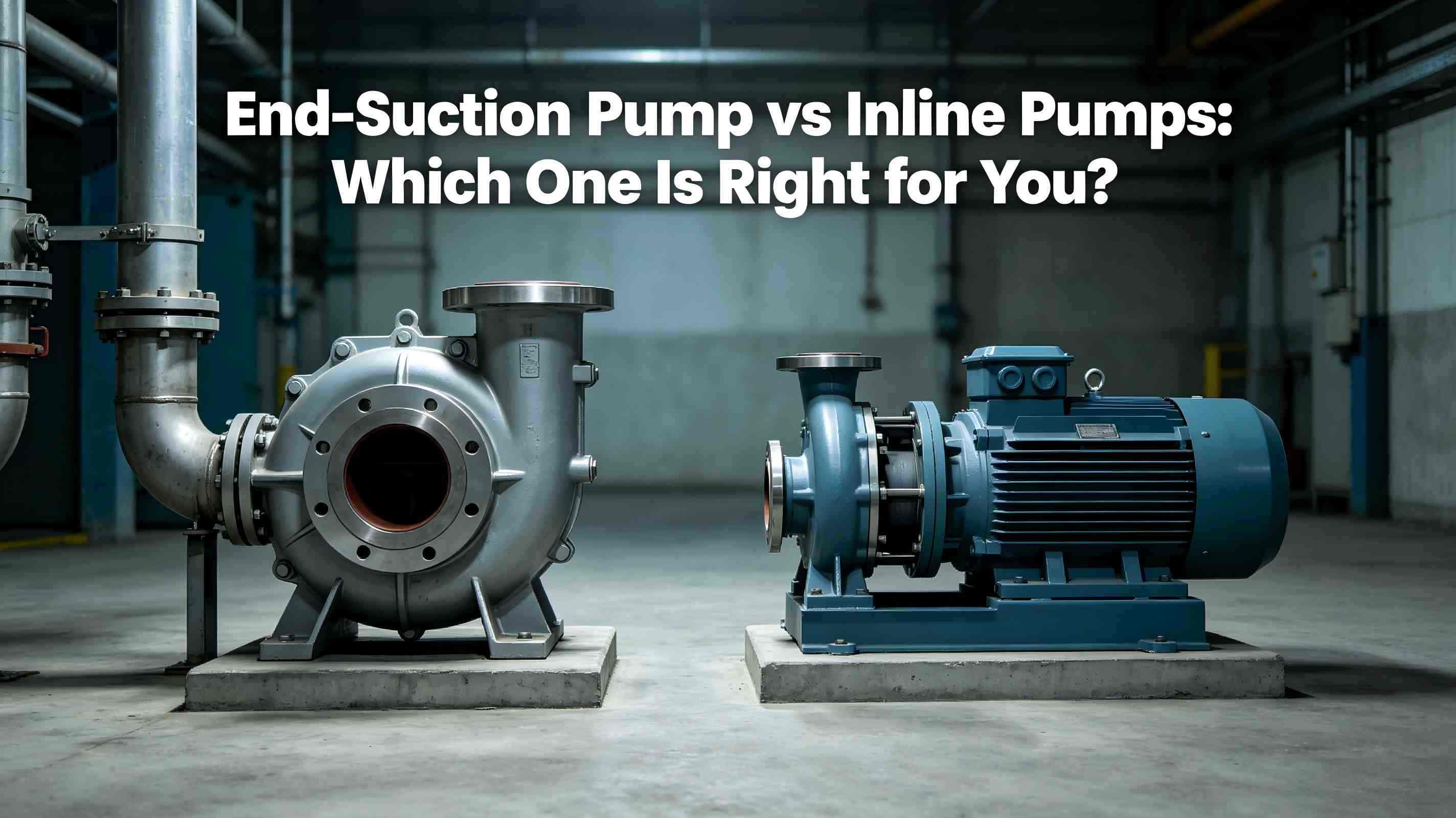 End-Suction Pump vs Inline Pumps- ဘယ်တစ်ခုက သင့်အတွက် သင့်တော်လဲ။