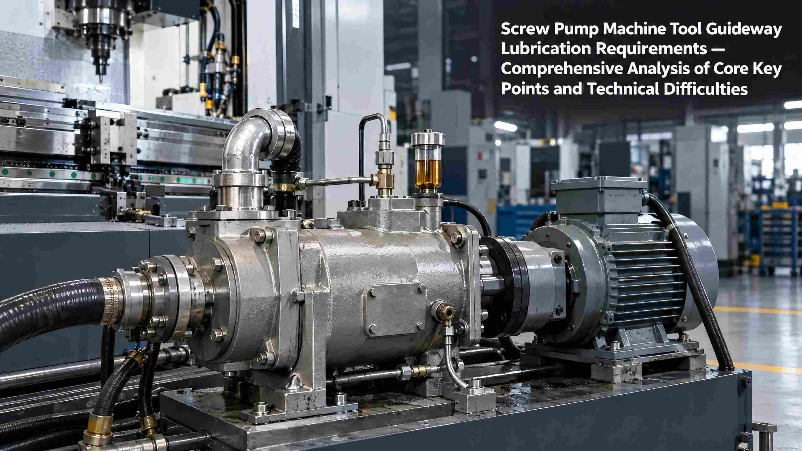 Screw Pump Machine Tool Guideway ချောဆီလိုအပ်ချက်များ — Core Key Points နှင့် Technical အခက်အခဲများကို ကျယ်ကျယ်ပြန့်ပြန့် လေ့လာခြင်း