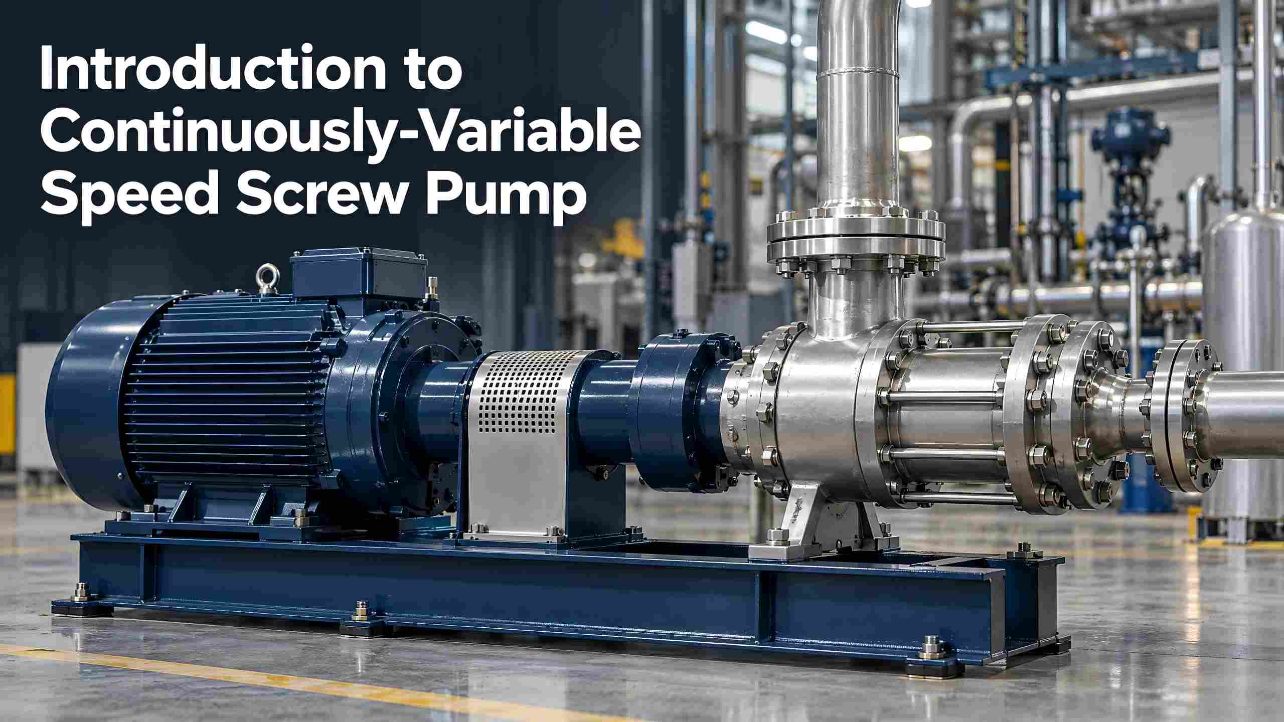 Continuously-Variable Speed ​​Screw Pump ကို နိဒါန်း
