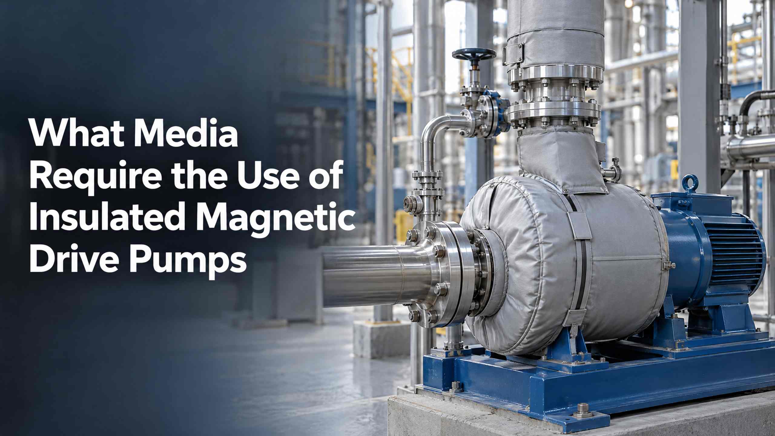 Insulated Magnetic Drive Pumps များအသုံးပြုရန် Media လိုအပ်သည်များ
