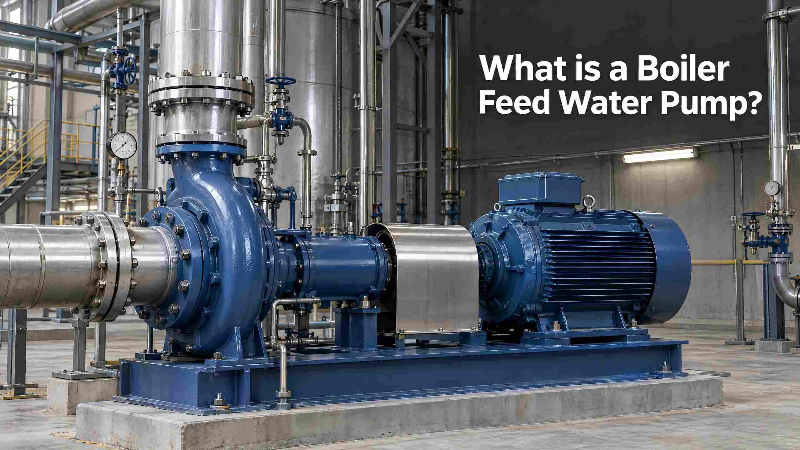 Boiler Feed Water Pump ဆိုတာဘာလဲ။