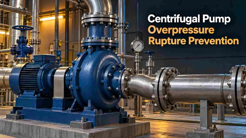Centrifugal Pump Overpressure ပေါက်ပြဲခြင်းကို ကာကွယ်ခြင်း။