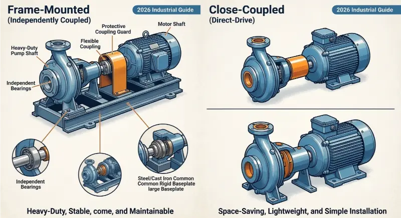 Industrial pump comparison diagram